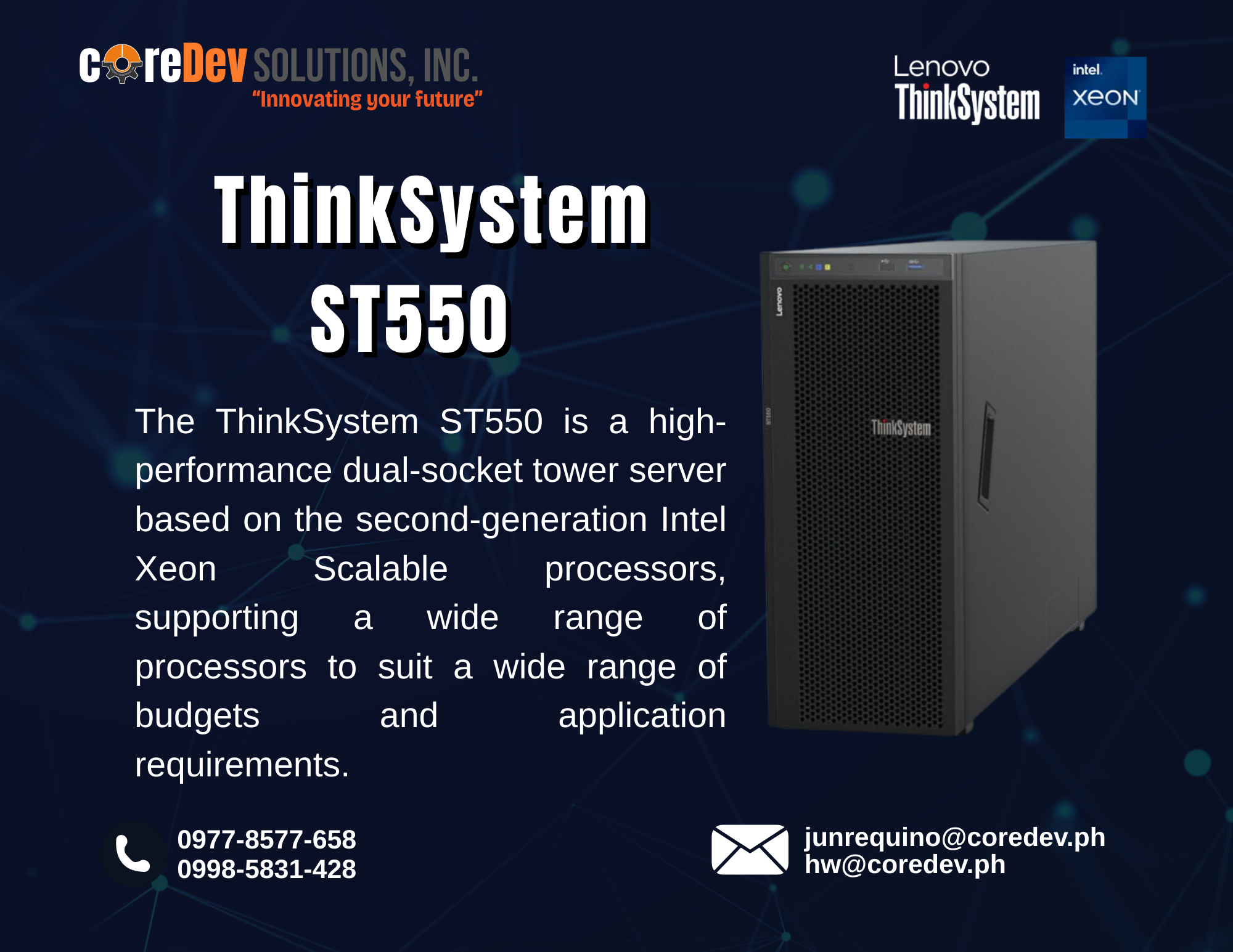 THINK SYSTEM ST550 V2